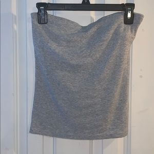 gray tube top